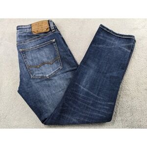 American Eagle Mens Slim Straight 360‎ Extreme Flex Jeans 28x28 Dark Wash Denim